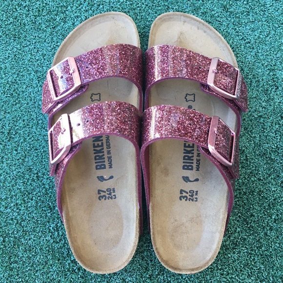 NWT Birkenstock Arizona Sandal Cosmic Sparkle Port - Picture 9 of 9